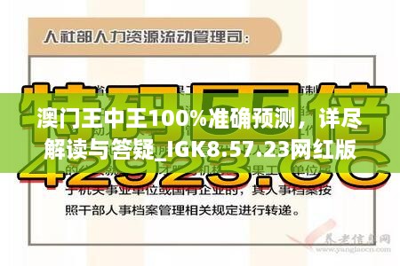 澳门王中王100%正确答案最新章节,澳门王中王，探寻最新章节与100%正确答案的奥秘